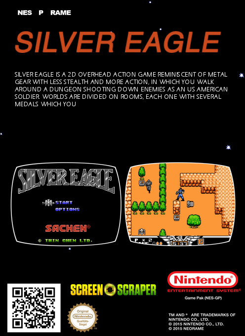 Silver Eagle (Homebrew) — Box back